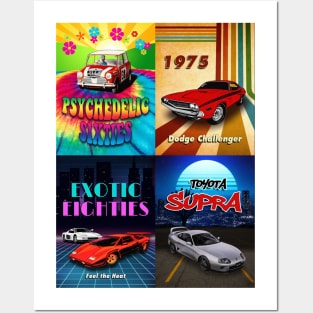 Classic Cars - Decade Series Posters and Art